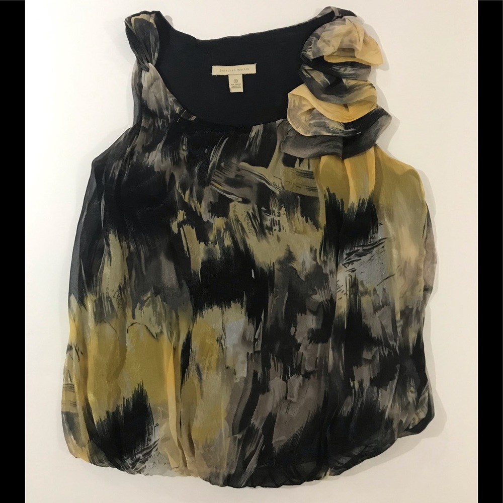 Jonathan Martin Black & Gold Top.